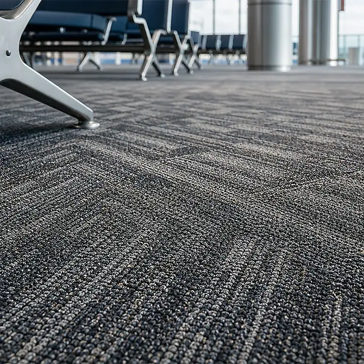 Kestävä lentokentän polypropeenista Broadloom-matto