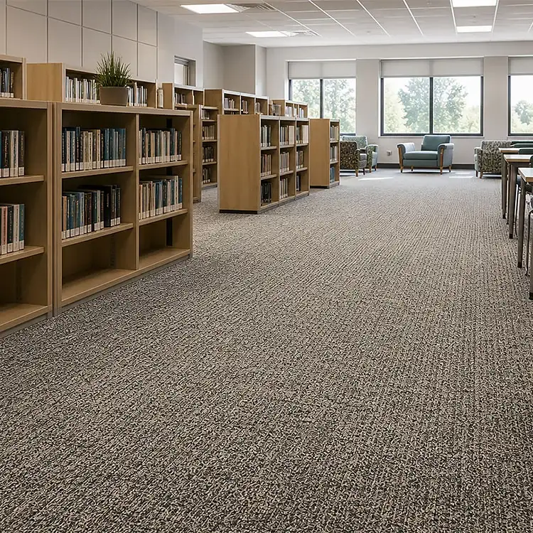 Ympäristöystävällinen koulupolypropeeni seinästä seinään matto