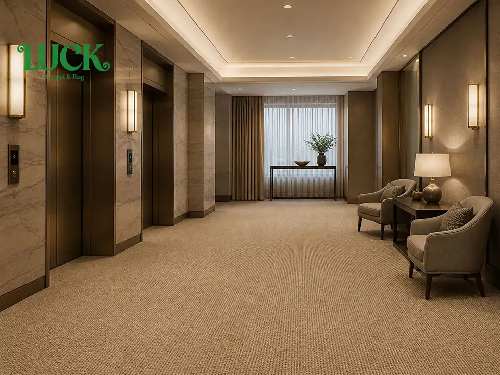 Nylon Tufted Wall To Wall Carpet For Hotel