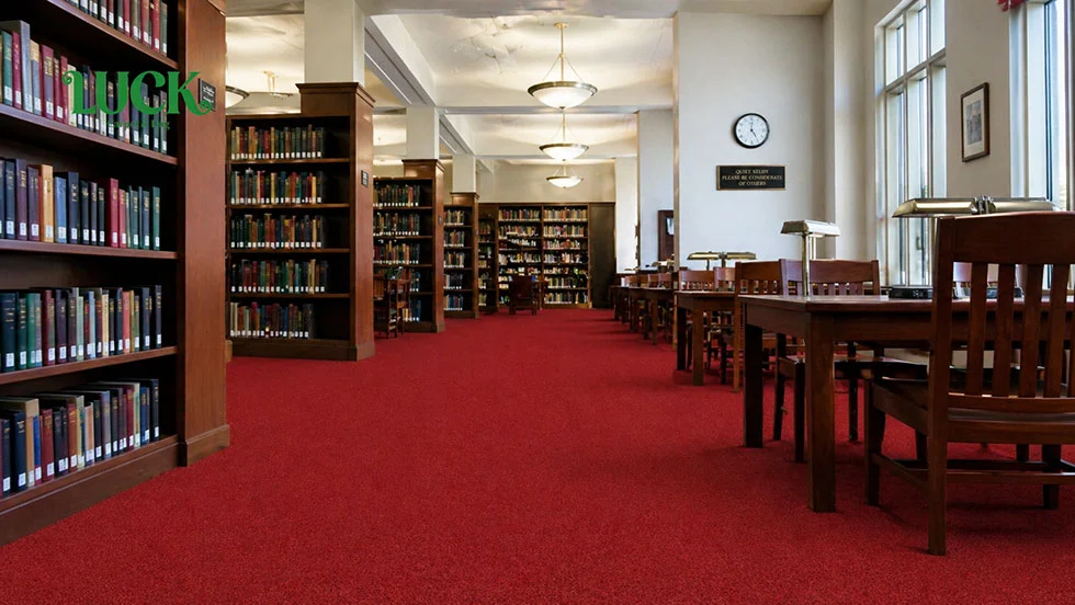 Tufted Solution Dyed Yarn Wall To Wall Carpet For Institutions