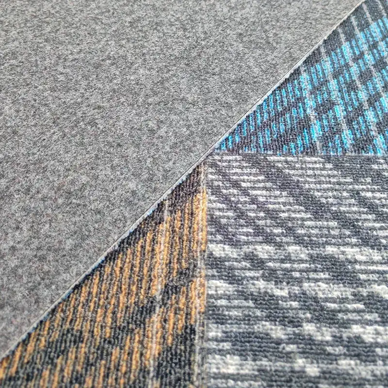 Printed Loop Pile Carpet Tile